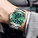 RELÓGIO MASCULINO LIGE DALLAS ROLEX LUXO EM AÇO INOXIDÁVEL 2022